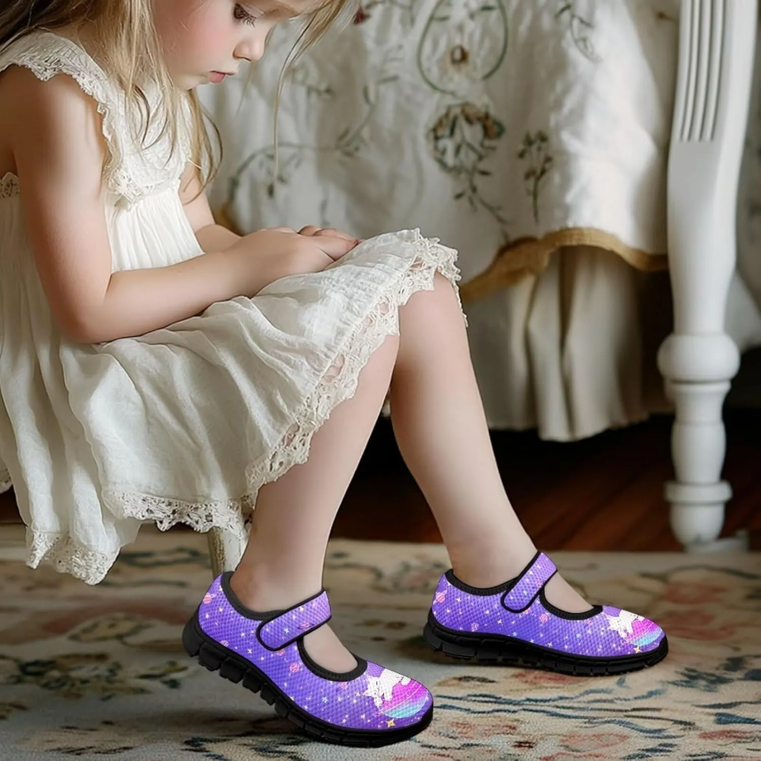 Forchrinse Girls Mary Jane Dress Shoes for Toddler St Patrick’s Day Leaves Dress Shoes for Holiday Party Flats Low Heels Non Slip Strap Kids Shoes