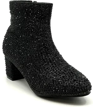 Forever Kids Rhinestone Ankle booties