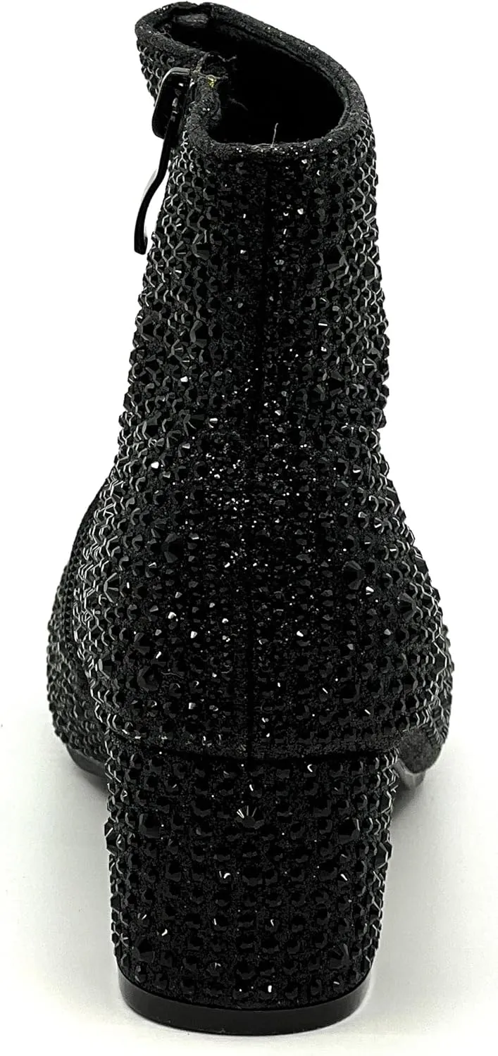 Forever Kids Rhinestone Ankle booties
