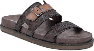 FRANCO CUADRA | Brown Deer Leather Sandal for Men with Modern and Comfortable Design 4M5VNTV