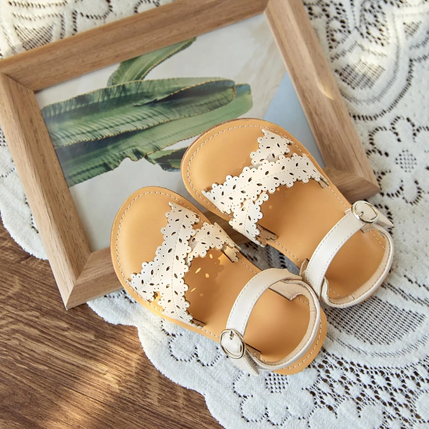 GINFIVE Toddler Girls Sandals Girls Toddler Sandals Little Girls Kids Shoes