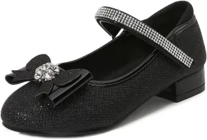 Girls Dress Shoes Prom Shoes Wedding Shoes Low Heel Glitter Toddler Shoes
