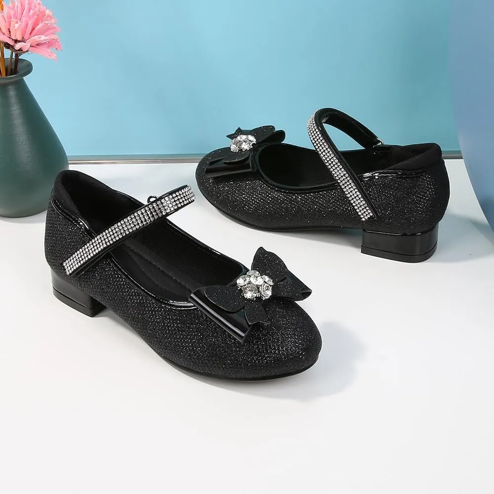 Girls Dress Shoes Prom Shoes Wedding Shoes Low Heel Glitter Toddler Shoes