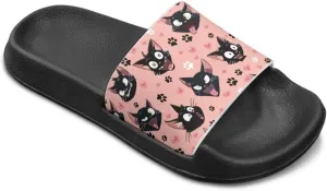 Girls Slide Sandals Breathable Summer Shoes for Kids with Non-Slip Sole Slides for Beach & Pool