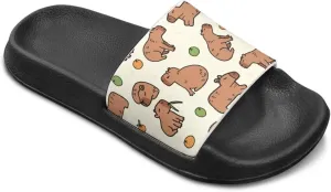 Girls Slide Sandals Breathable Summer Shoes for Kids with Non-Slip Sole Slides for Beach & Pool