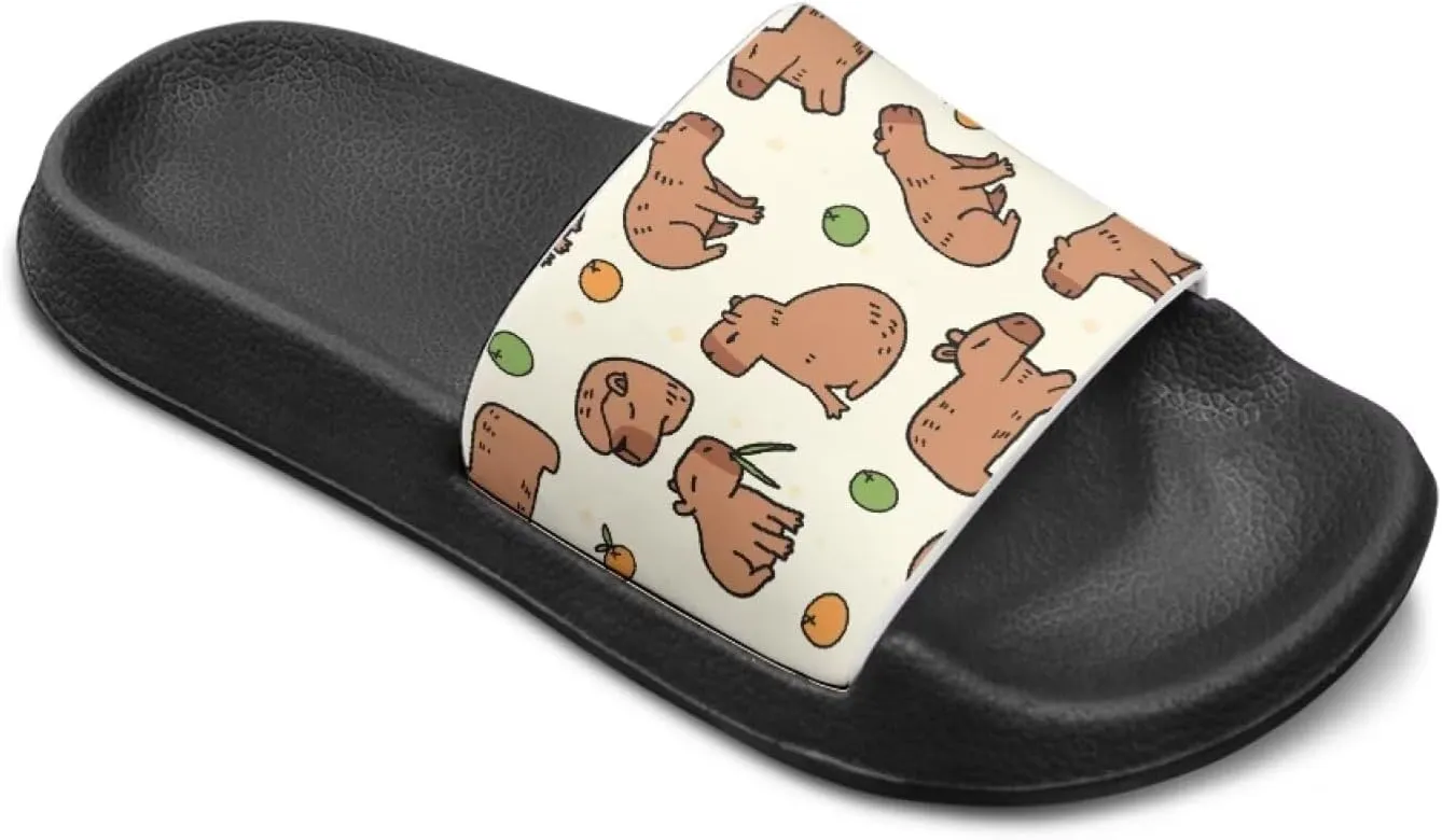 Girls Slide Sandals Breathable Summer Shoes for Kids with Non-Slip Sole Slides for Beach & Pool