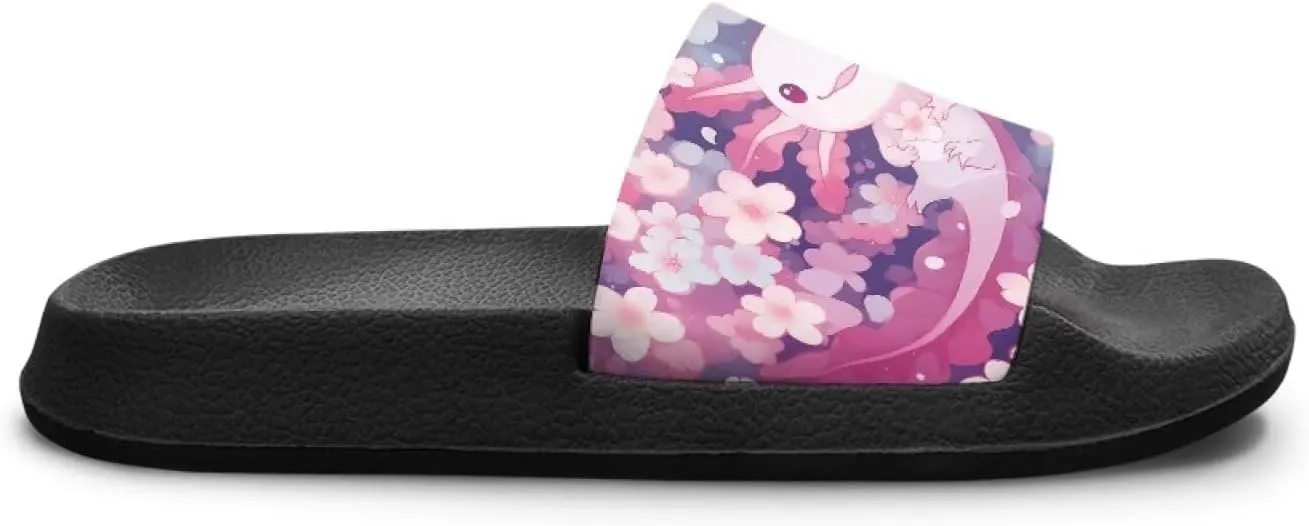 Girls Slide Sandals Lightweight Kids Summer Slippers Suitable Park, Have a Picnic