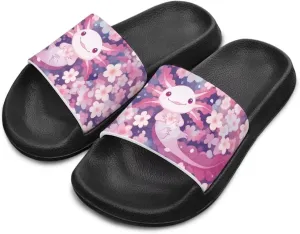 Girls Slide Sandals Lightweight Kids Summer Slippers Suitable Park, Have a Picnic