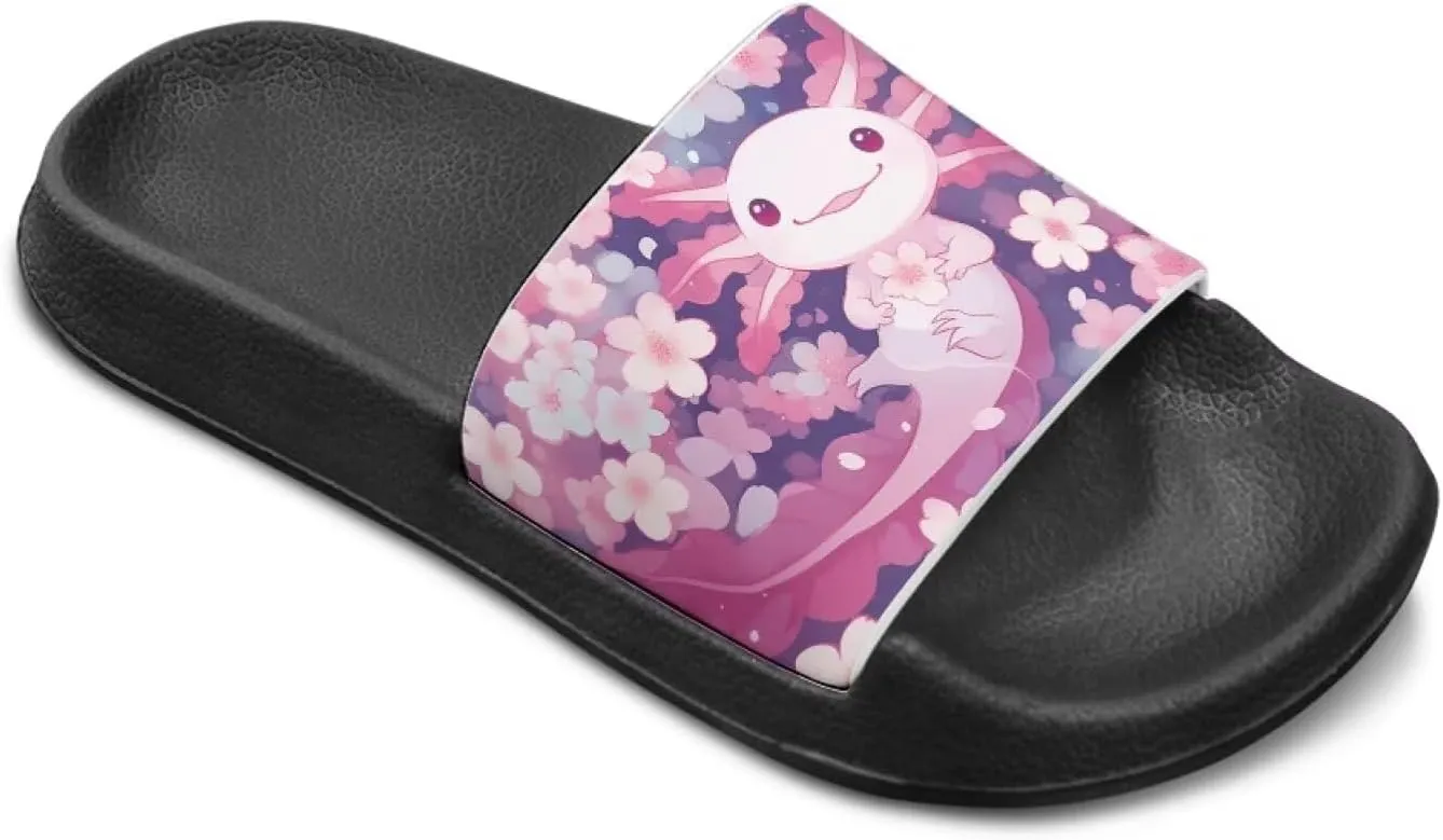 Girls Slide Sandals Lightweight Kids Summer Slippers Suitable Park, Have a Picnic