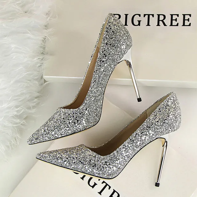 Glitter Bling Fashion Pumps