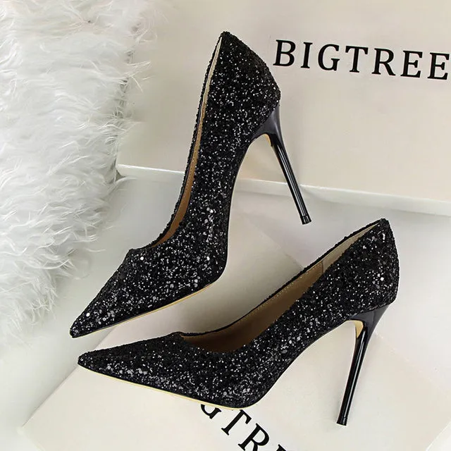 Glitter Bling Fashion Pumps