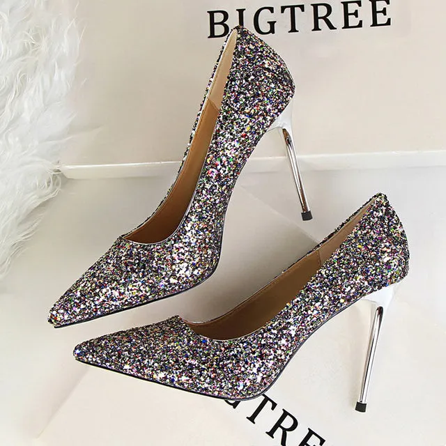 Glitter Bling Fashion Pumps