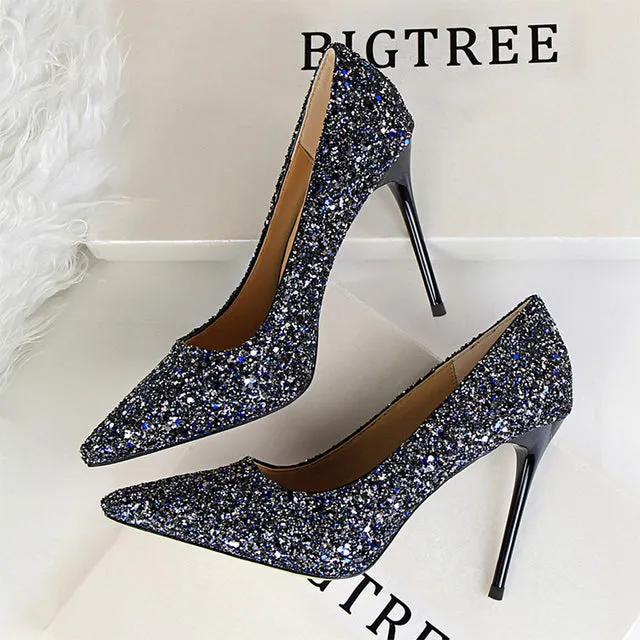 Glitter Bling Fashion Pumps