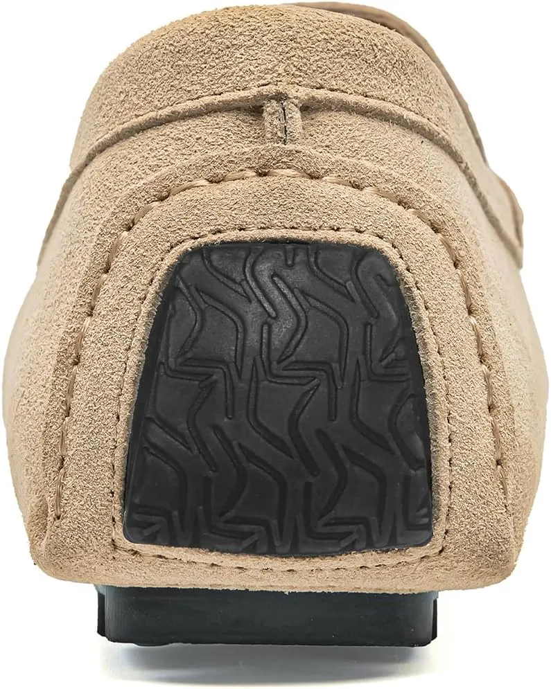 Go Tour Mens Handmade Suede Leather Casual Loafers Shoes