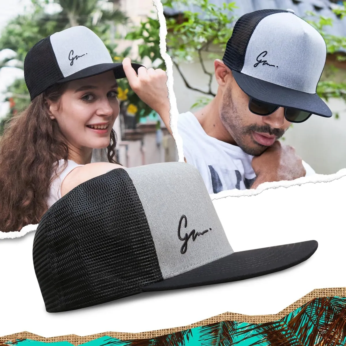 Grace Folly Trucker Hat for Men & Women. Snapback Mesh Caps