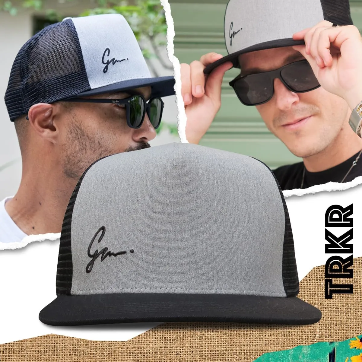 Grace Folly Trucker Hat for Men & Women. Snapback Mesh Caps