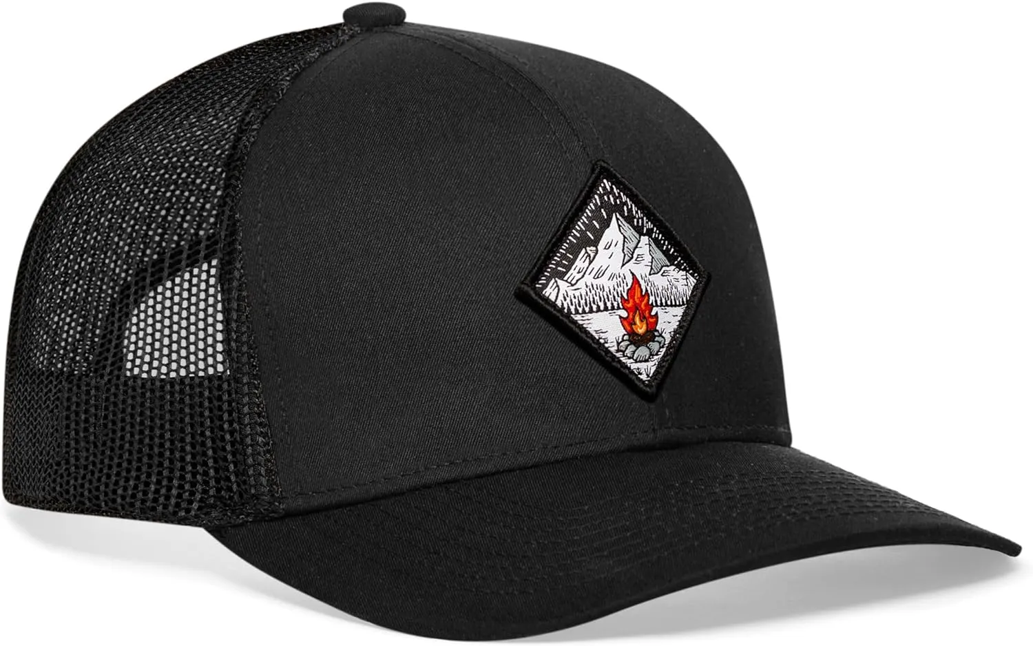 HAKA Camping Trucker Hat, Mountain Mesh Outdoor Hat for Men & Women, Adjustable Snapback Baseball Cap, Golf Hat