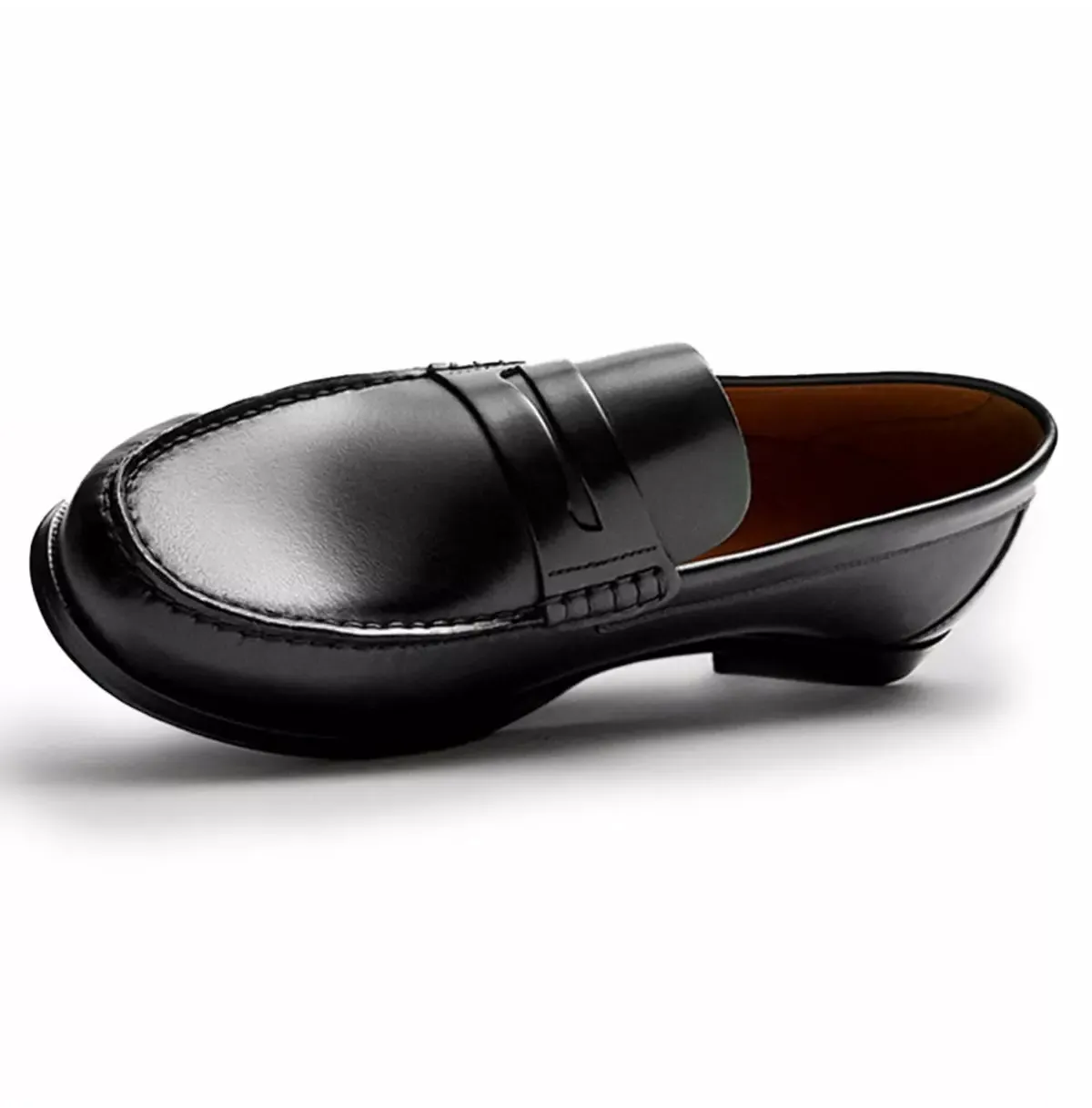 Handmade Men's Cow Leather Loafer Shoe