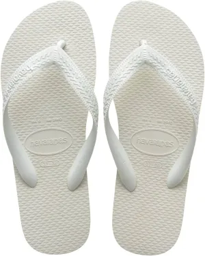 Havaianas Women's Color Flip Flops - Spring & Summer Style Sandals, White, 7/8