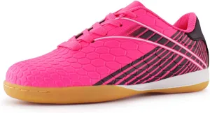 Hawkwell Kids Athletic Indoor Comfortable Soccer Shoes(Toddler/Little Kid/Big Kid)