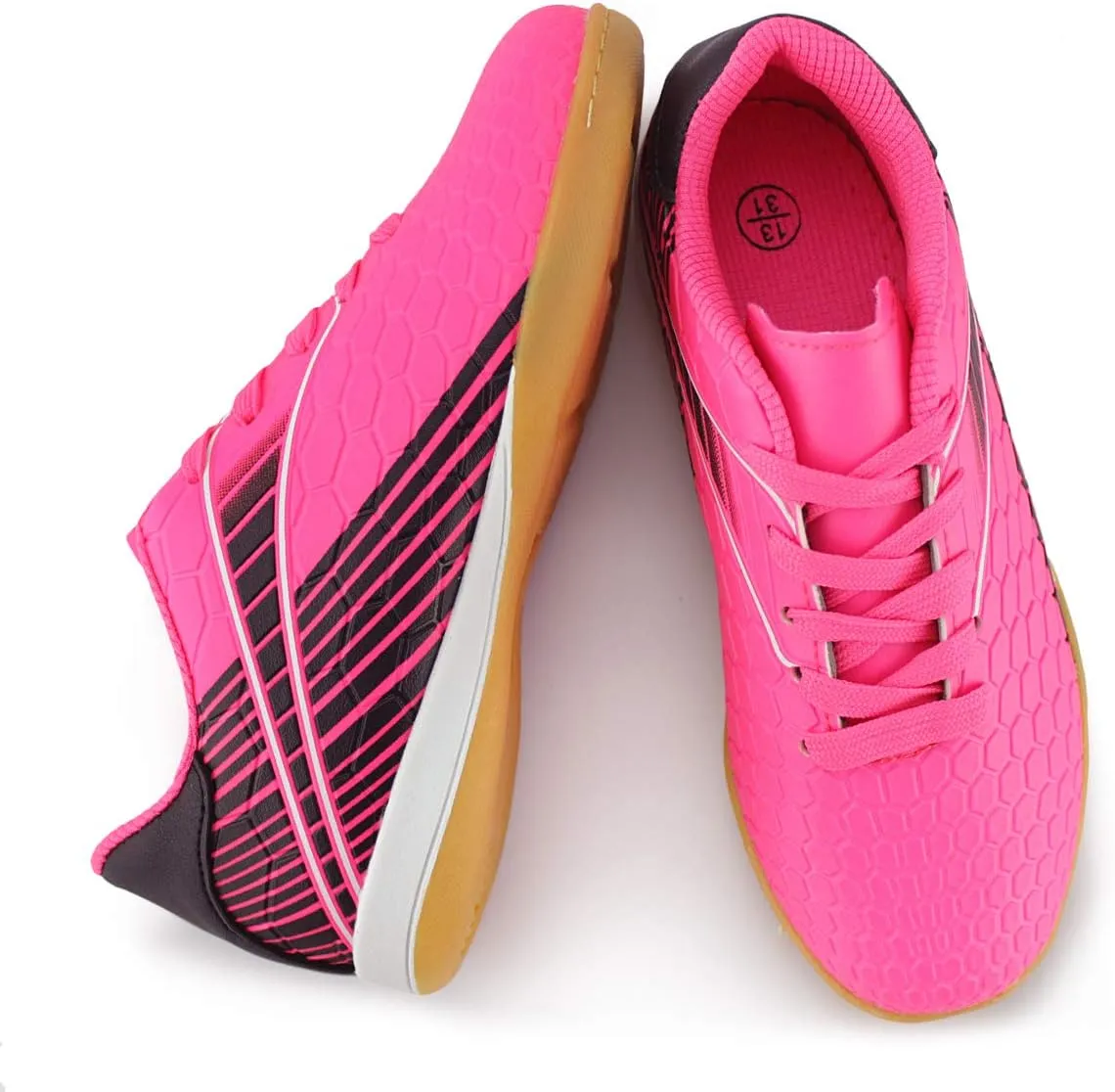 Hawkwell Kids Athletic Indoor Comfortable Soccer Shoes(Toddler/Little Kid/Big Kid)