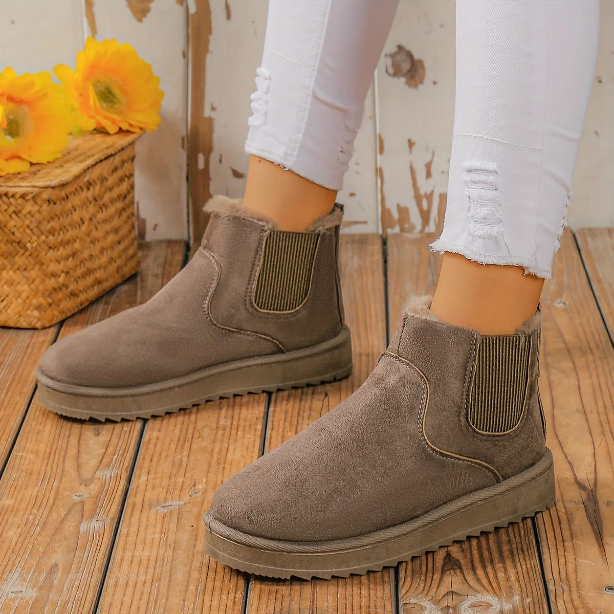 Helsinki - Super Comfortable Thermal Flat Boots