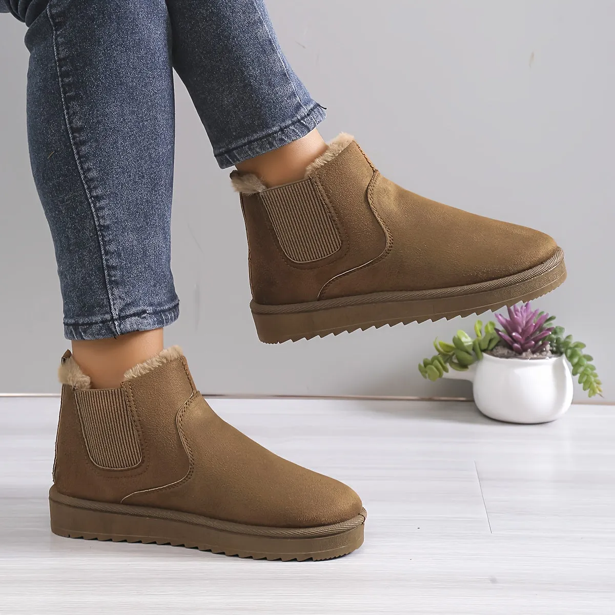Helsinki - Super Comfortable Thermal Flat Boots