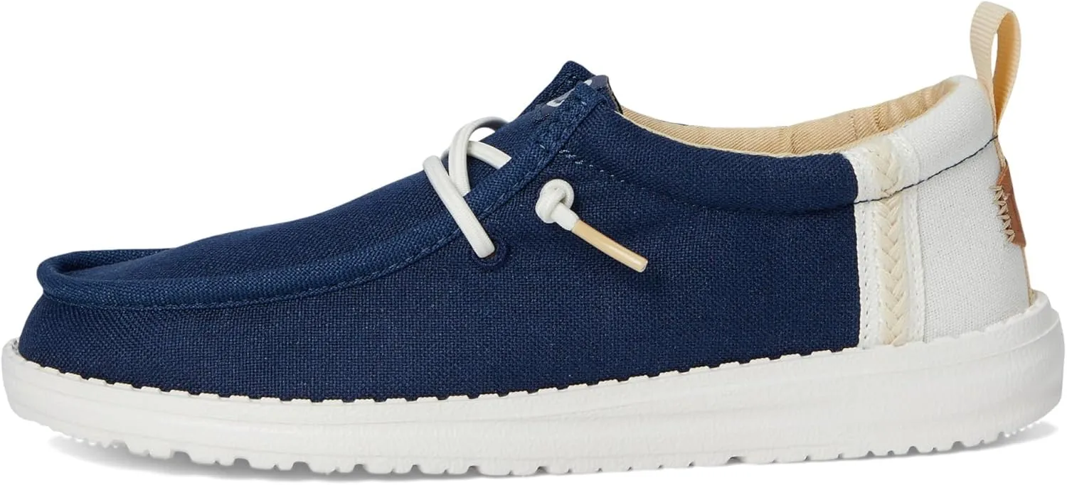 Hey Dude Boy's Wally Summer Linen (Little Big Kid) Loafer