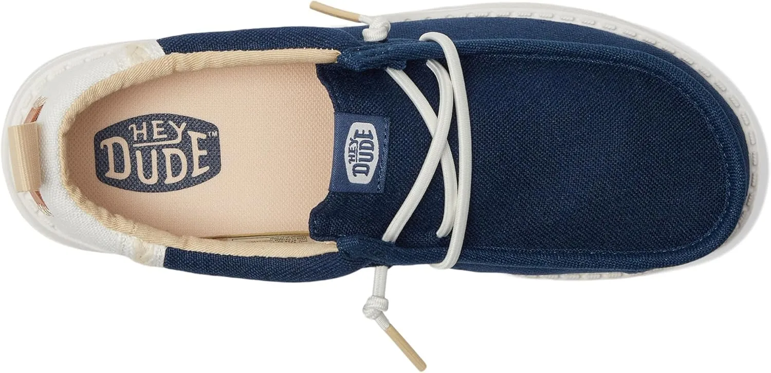 Hey Dude Boy's Wally Summer Linen (Little Big Kid) Loafer