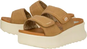 Hey Dude Delray Slide Classic - Sandals for Women - Textile and Synthetic Upper - Cotton Lining - EVA Outsole