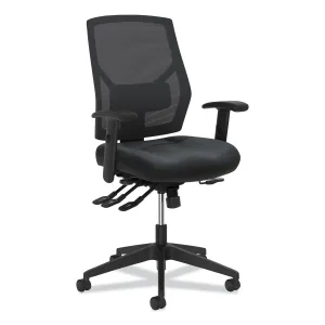 HON® Crio High-Back Task Chair With Asynchronous Control, Supports Up To 250 Lb, 18" To 22" Seat Height, Black