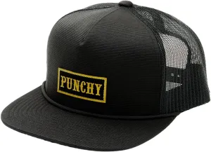 HOOEY Men's Punch Trucker Cap - 5033T-BK One Size Black
