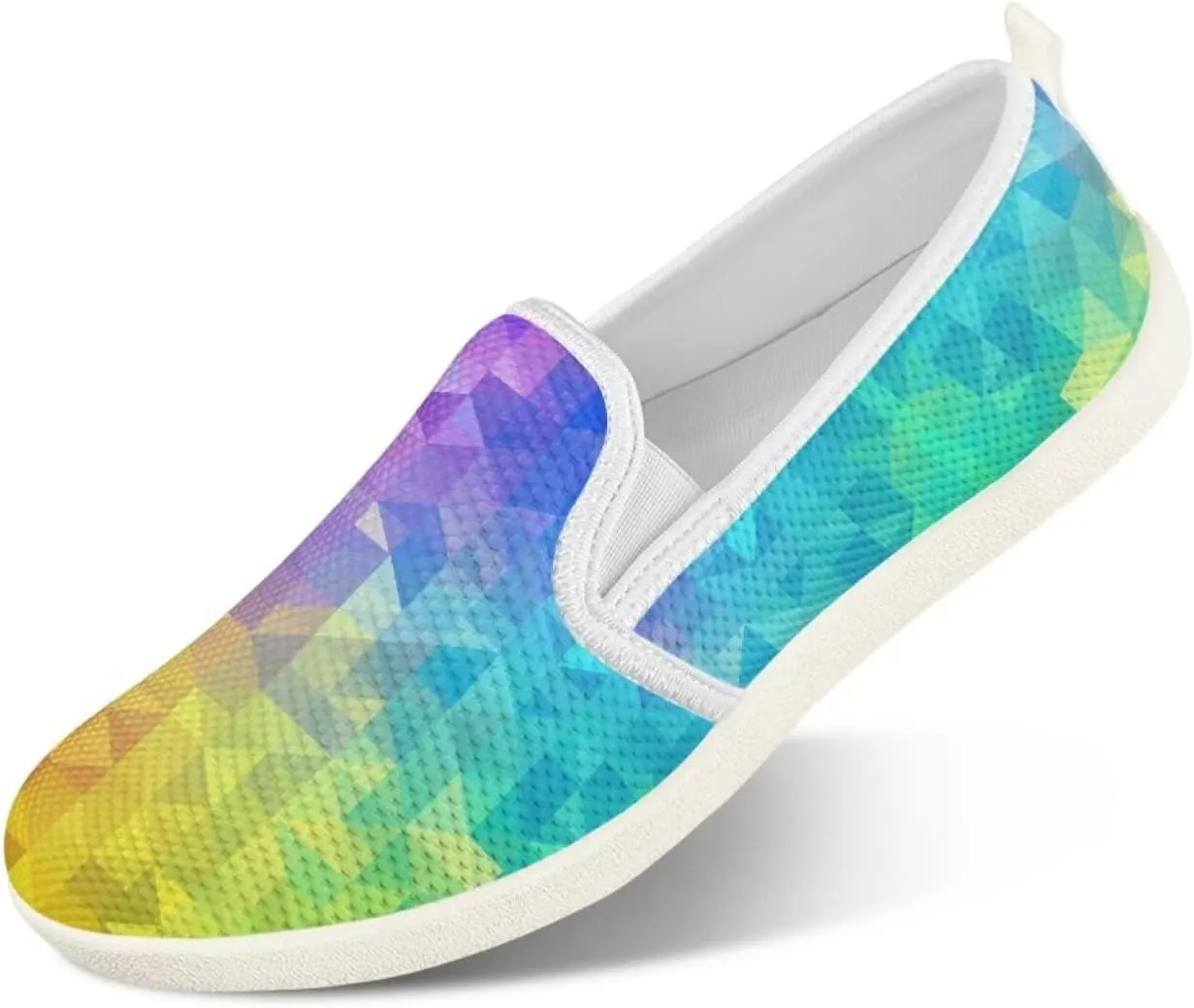 Howilath Slip on Loafers for Women Flat Mesh Shoes Running Sneakers Lightweight Casual Shoes