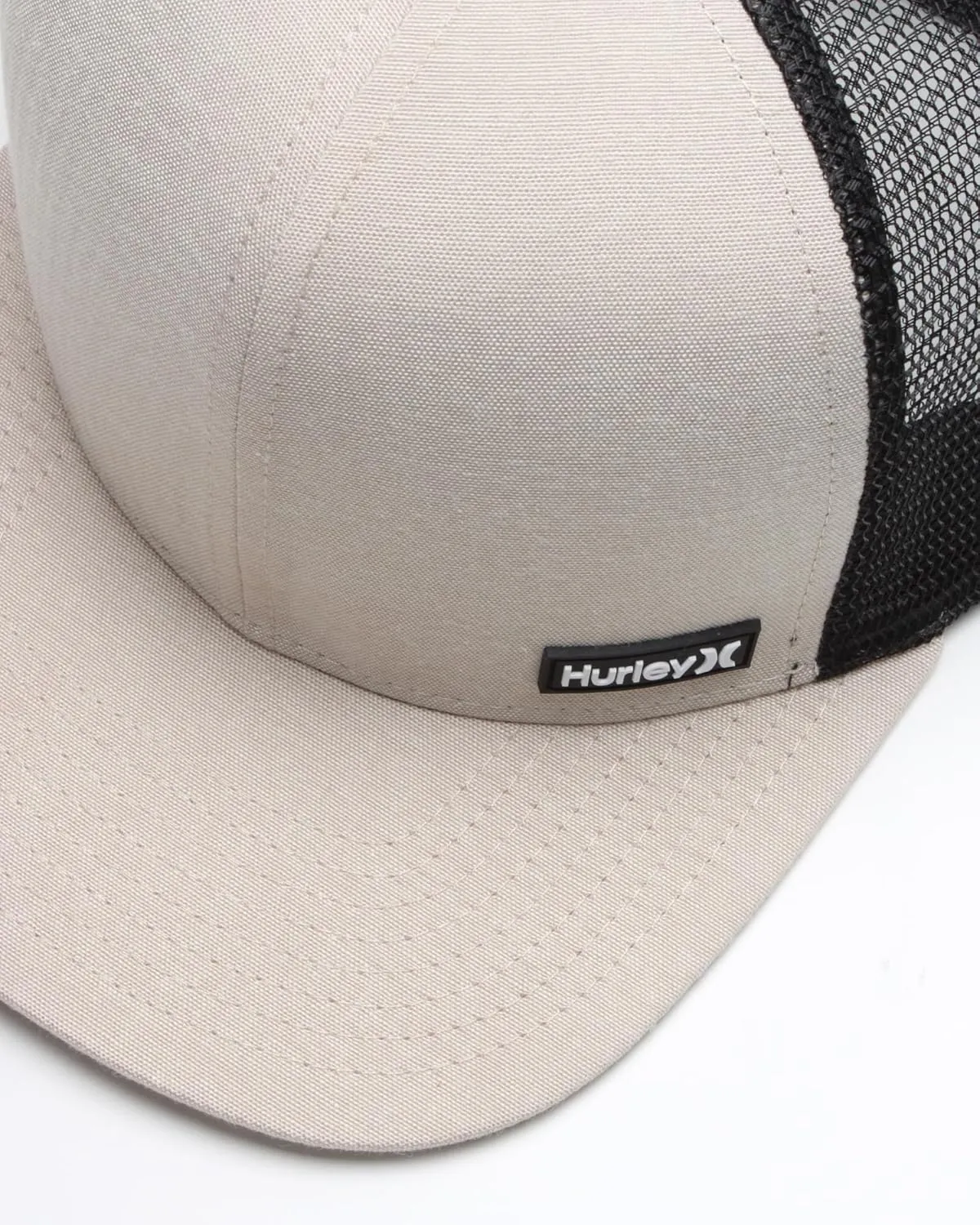 Hurley Men's Caps - Flat Brim Mesh Panel Baseball Cap Trucker Hat - Snap Back Hats for Men