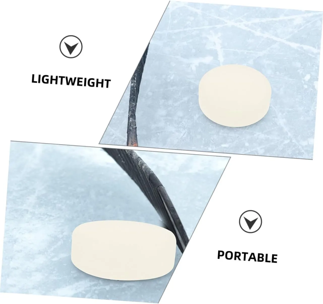 Ice Hockey Training Durable Indoor Sports Puck for er Skating Practice and Competition Lightweight