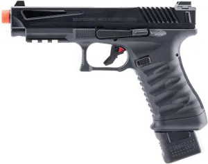 ICS ICP Airsoft Pistol Green Gas Blowback, Black