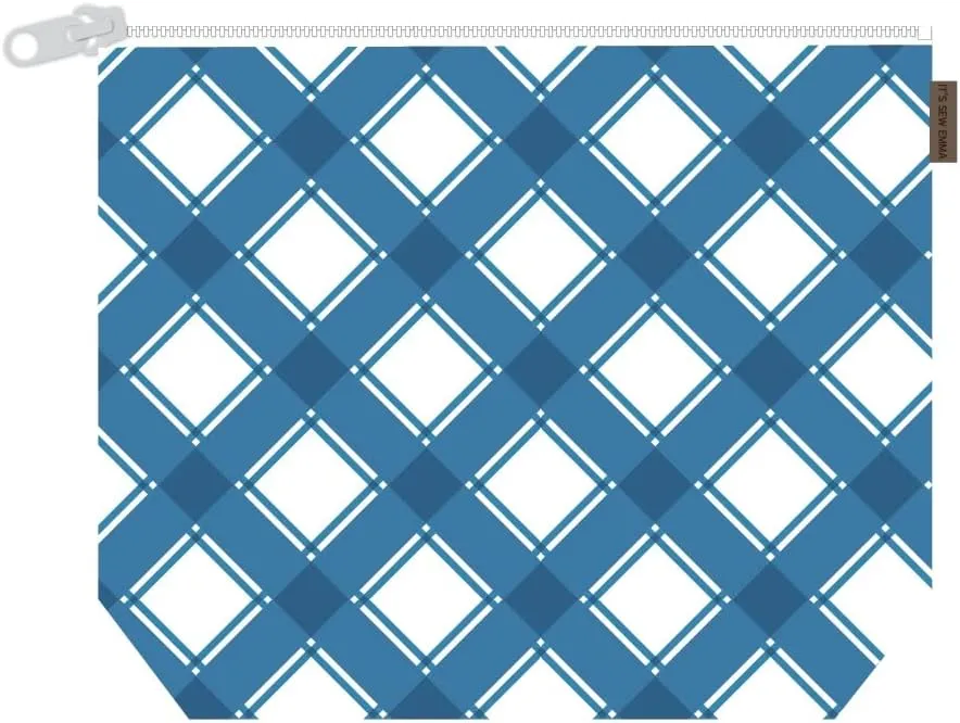It's Sew Emma Bluebell Mad for Plaid Project Bag