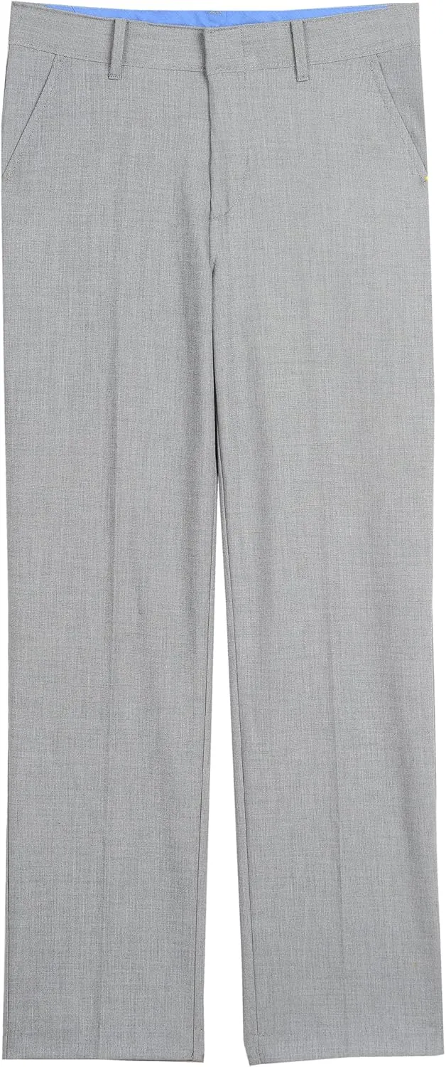 IZOD Boys' Bi-Stretch Flat Front Dress Pant