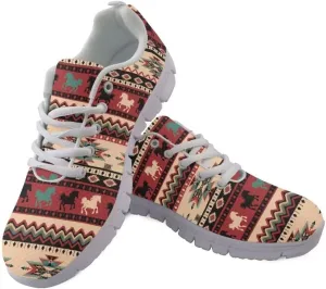 Jeiento Non Slip Running Shoes for Women&Men Fashion Sneaker Comfort Gym Sports Shoes for Teenager Girls Casua Mesh Flat Shoes