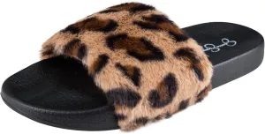 Jessica Simpson Women's Plush Single Band Slide Slipper