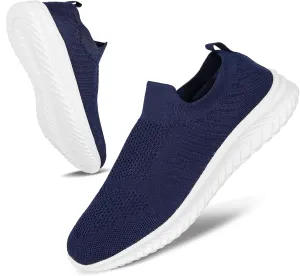 JIAFO Mens Shoes Walking Shoes for Men Mens Slip On Shoes Sneakers for Men, Casual Athletic Running, Lightweight Breathable Mesh Knit