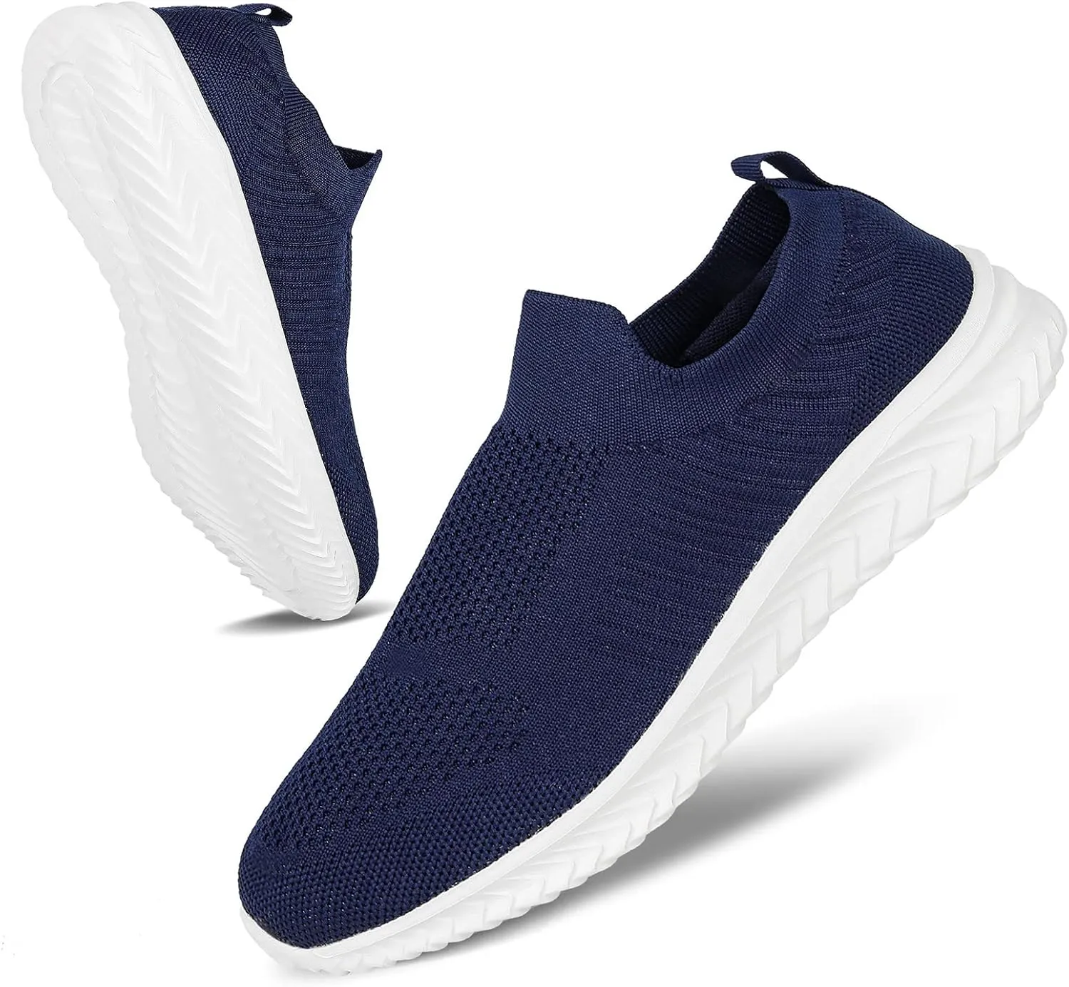 JIAFO Mens Shoes Walking Shoes for Men Mens Slip On Shoes Sneakers for Men, Casual Athletic Running, Lightweight Breathable Mesh Knit