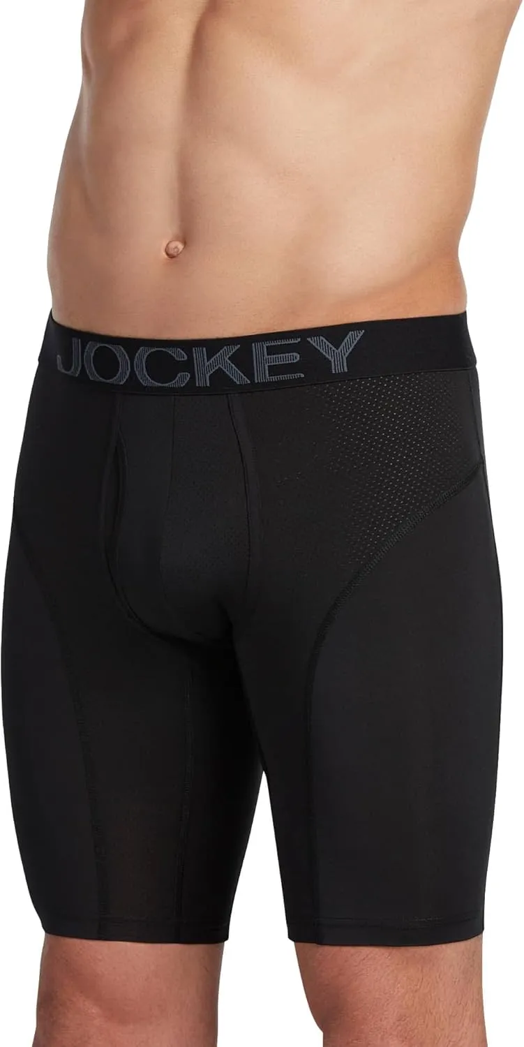 Jockey Men's Underwear RapidCool 10" Midway Brief