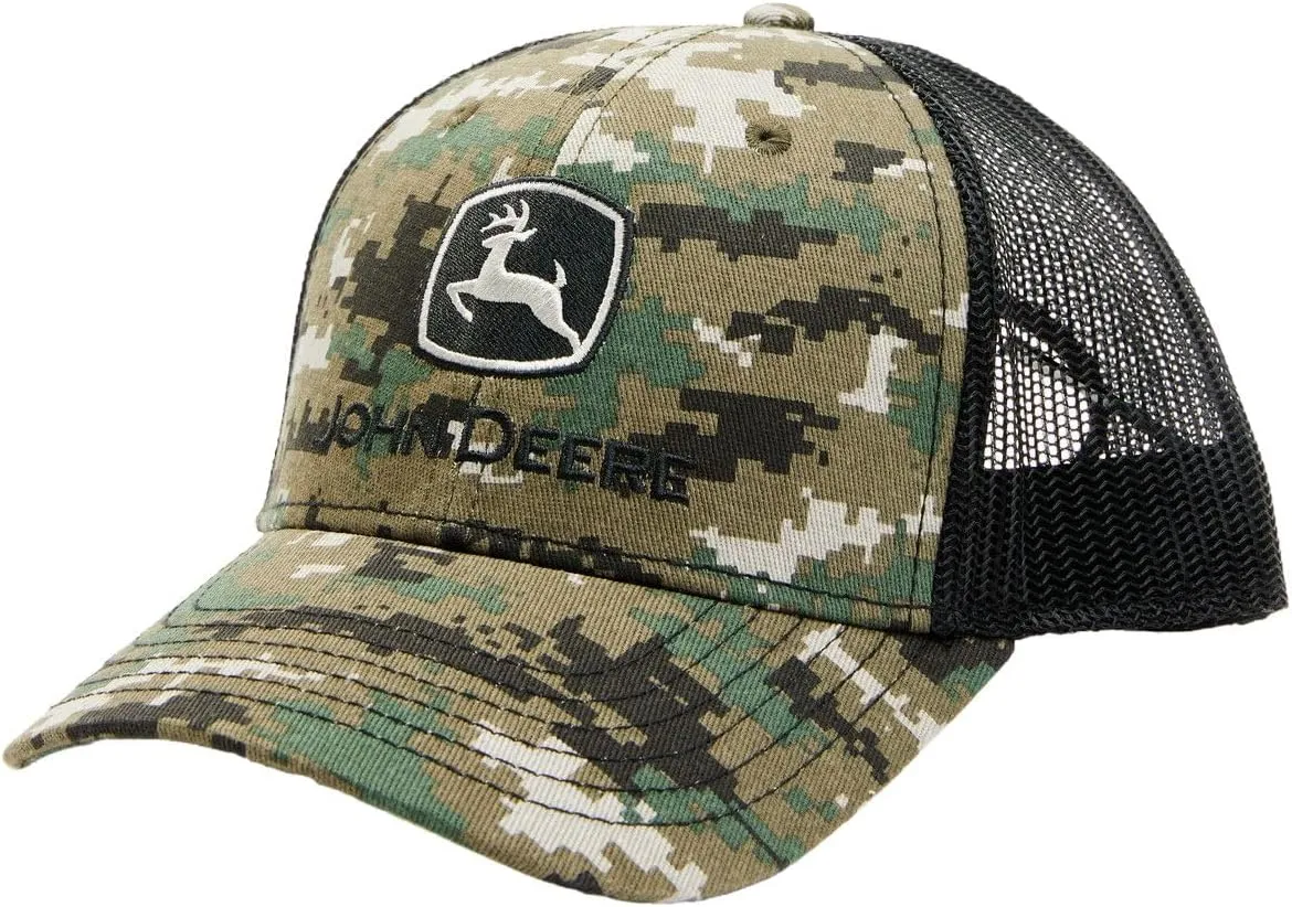 John Deere Baseball Cap Trucker Hat 13080407Ca Digital Camo 0407