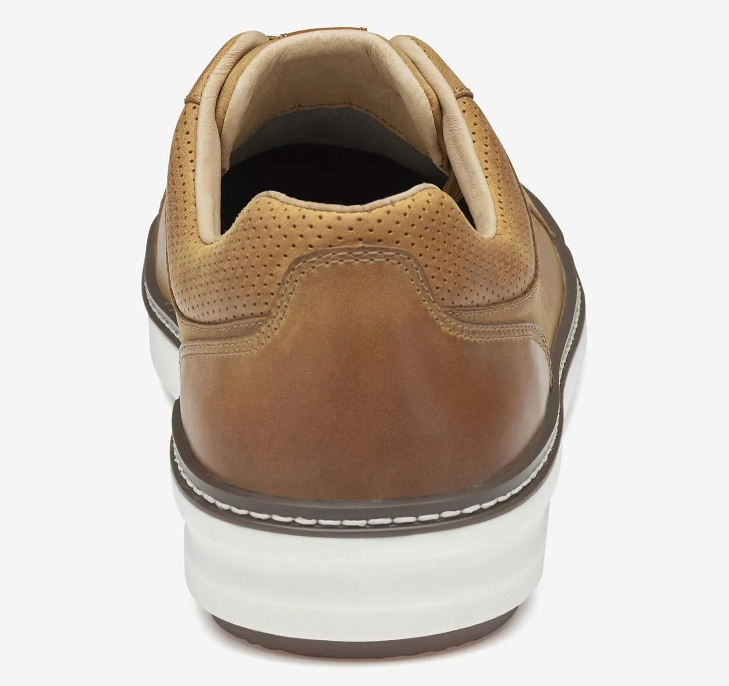 Johnston & Murphy Men's McGuffey Lace-to-Toe Shoe, Classic Lightweight Leather Sneaker