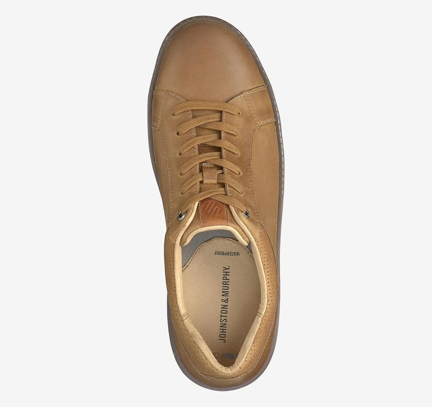Johnston & Murphy Men's McGuffey Lace-to-Toe Shoe, Classic Lightweight Leather Sneaker