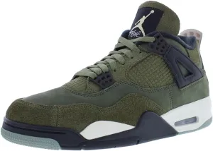 Jordan Mens Air 4 Craft Medium Olive - Medium Olive/Pale Vanilla-Cargo Khaki-Black-Sail - Size 10.5