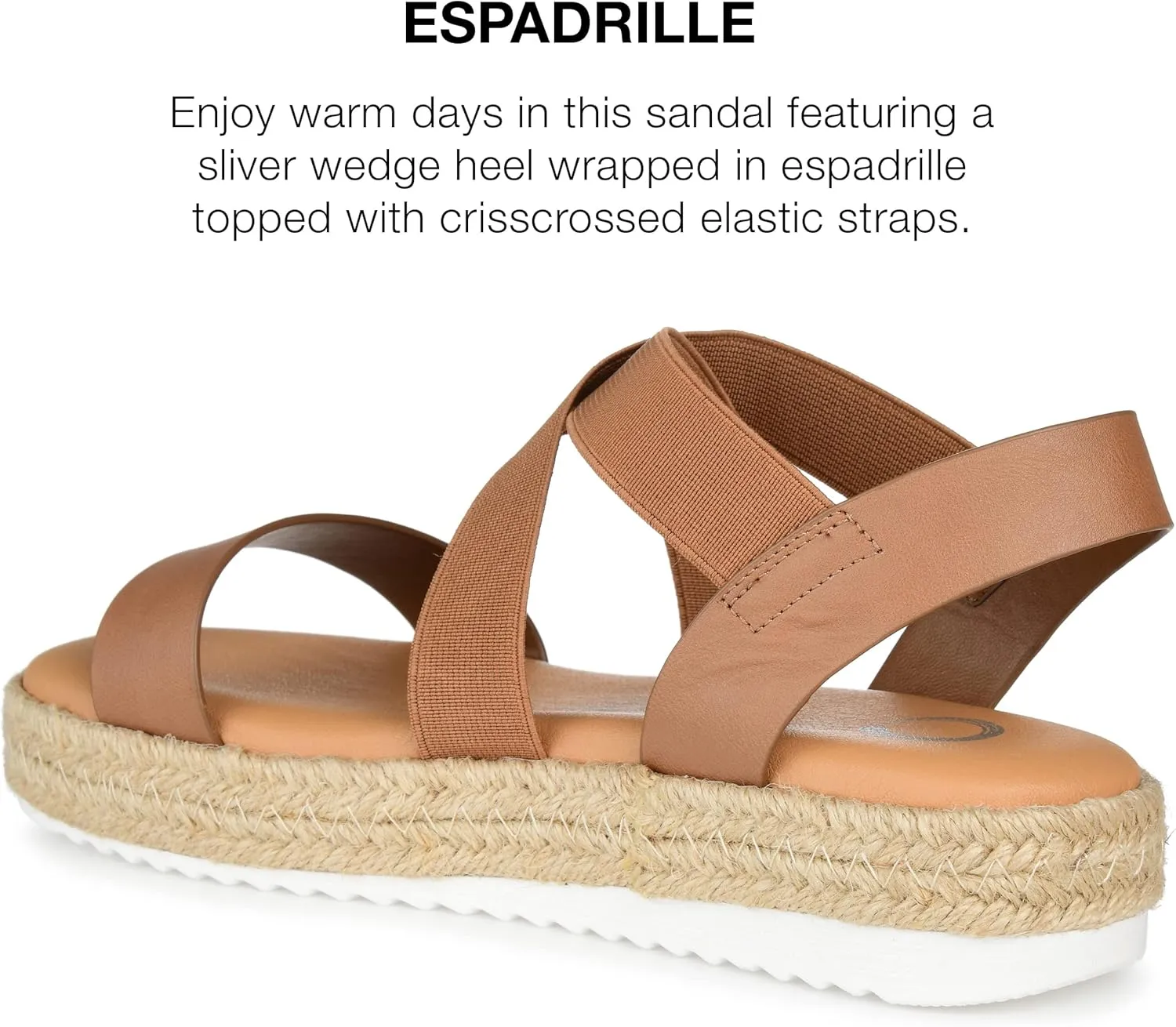 Journee Collection Women's Caroline Wedge Sandal
