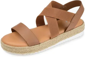 Journee Collection Women's Caroline Wedge Sandal