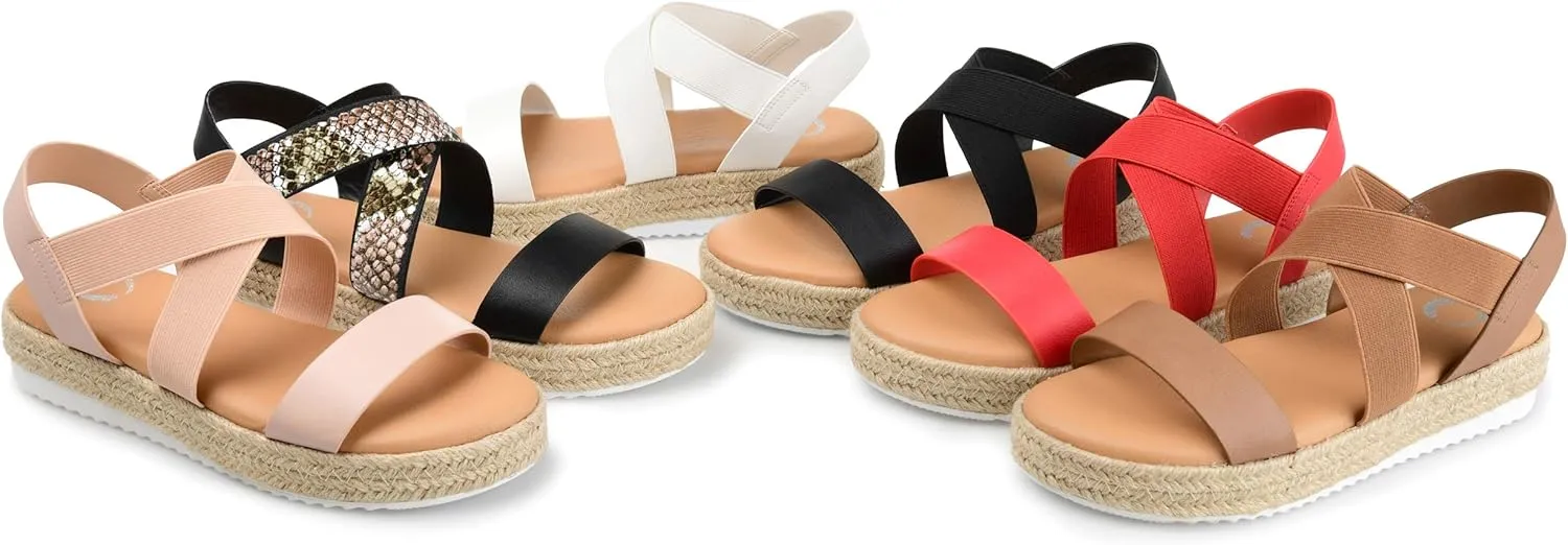 Journee Collection Women's Caroline Wedge Sandal